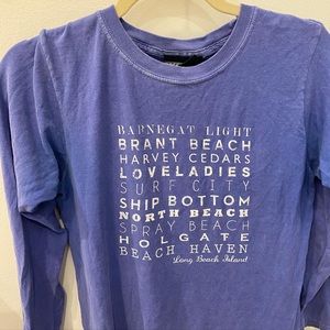 Long Beach island t shirt souvineer jersey shore breezin up